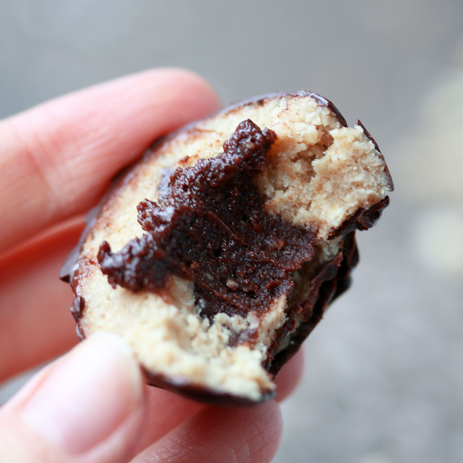 Nutella Stuffed Cookie Dough Balls Nadia S Healthy Kitchen