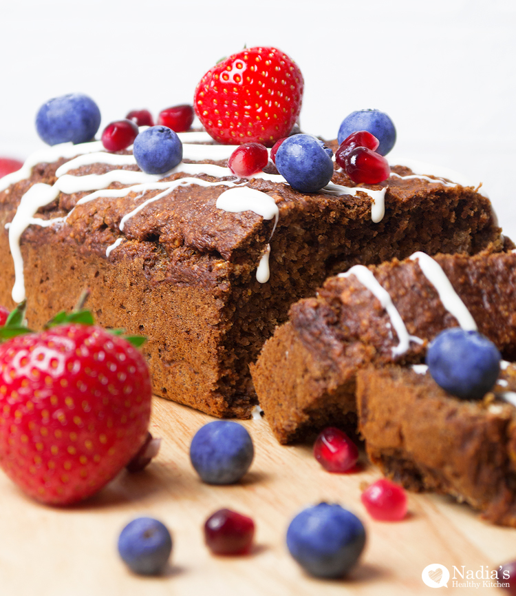 vegan avocado banana bread