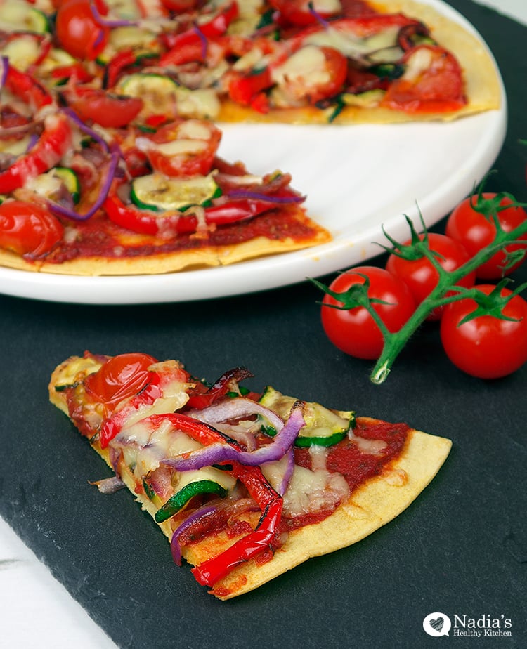 chickpea flour pizza