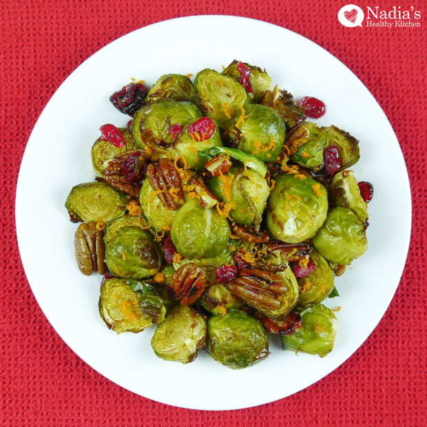 Roasted-Brussels-Sprouts-with-Cranberries-and-Pecans