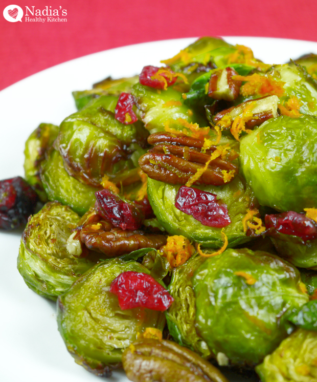 Roasted-Brussels-Sprouts-with-Cranberries-and-Pecans