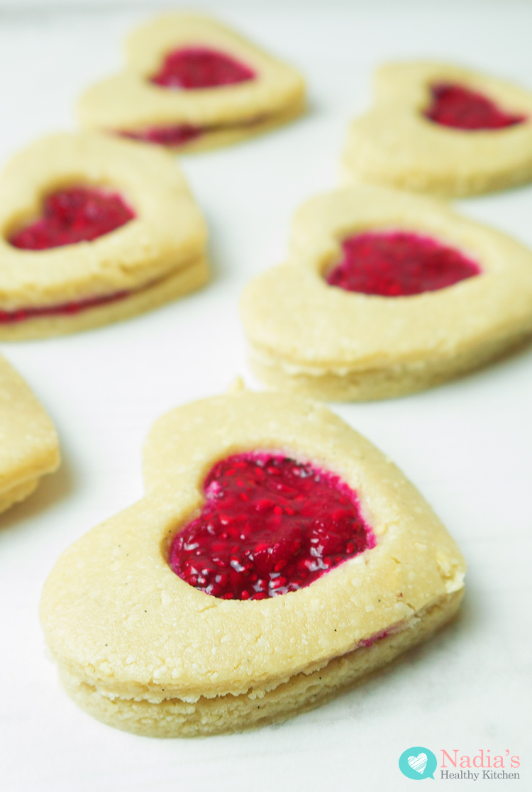 healthy Linzer-Cookies