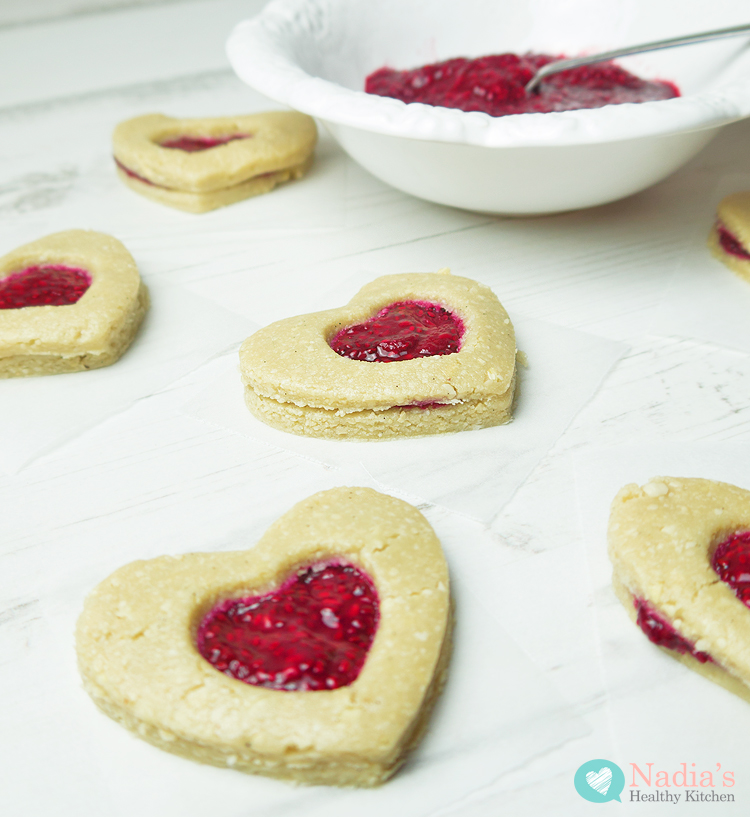 healthy Linzer-Cookies