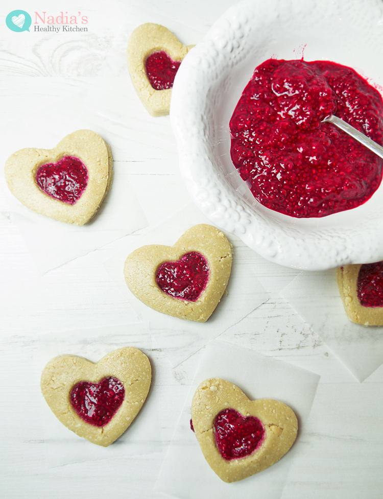 healthy Linzer-Cookies