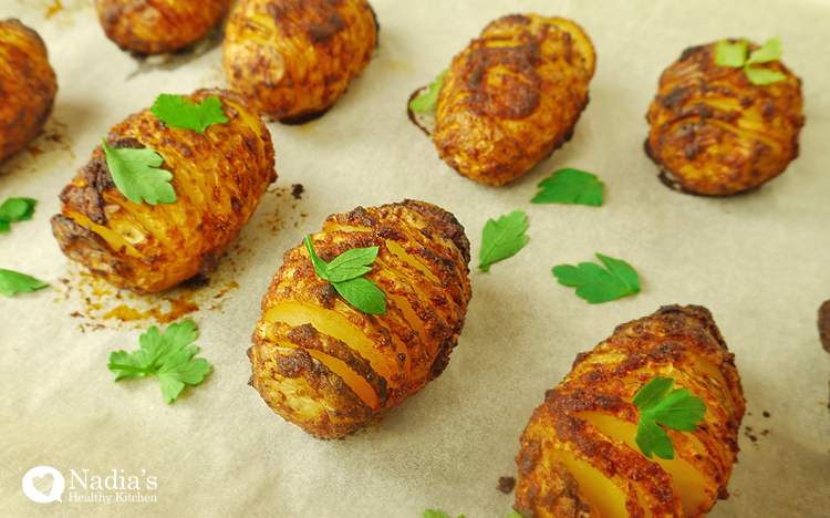 Baby Hasselback Potatoes