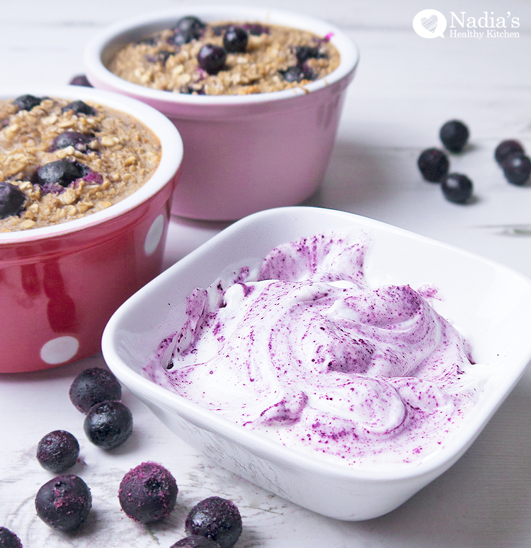 banana blueberry baked oatmeal