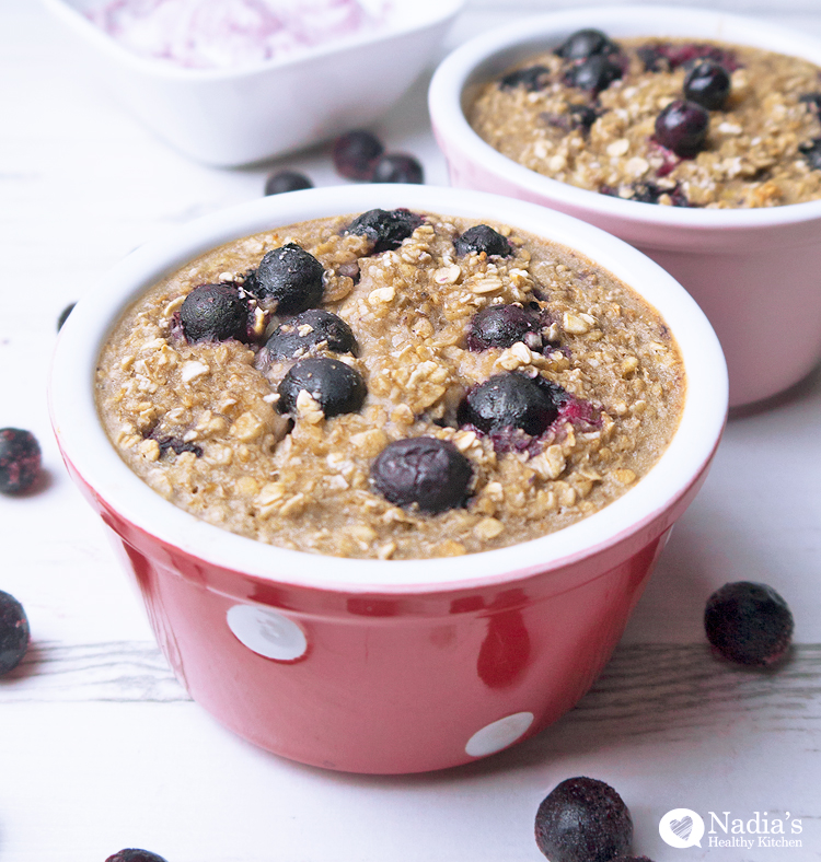 banana blueberry baked oatmeal