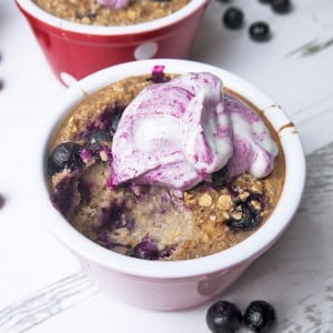 banana blueberry baked oatmeal