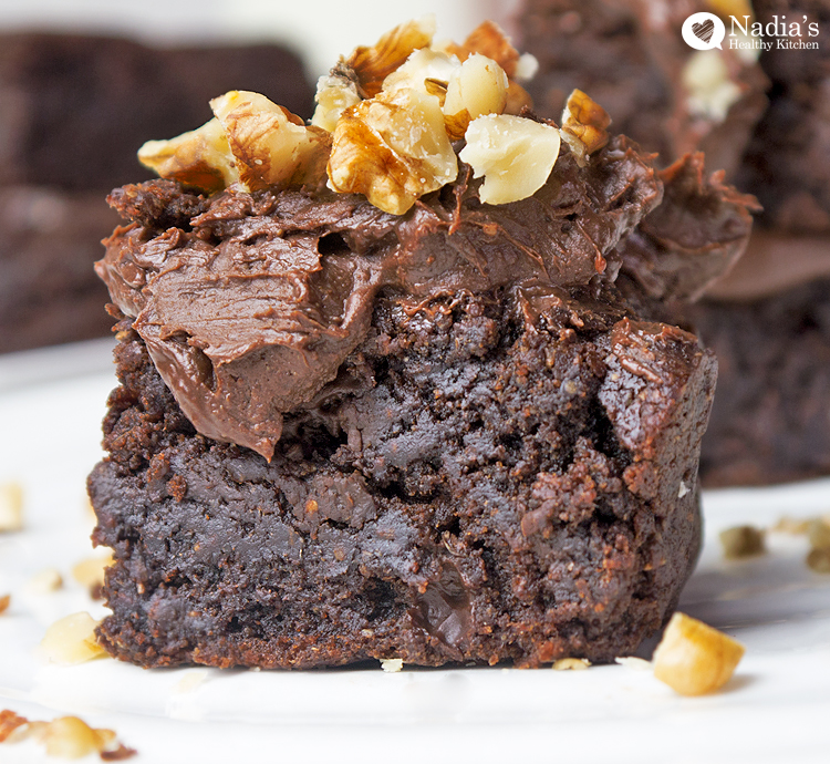 healthy spelt brownies