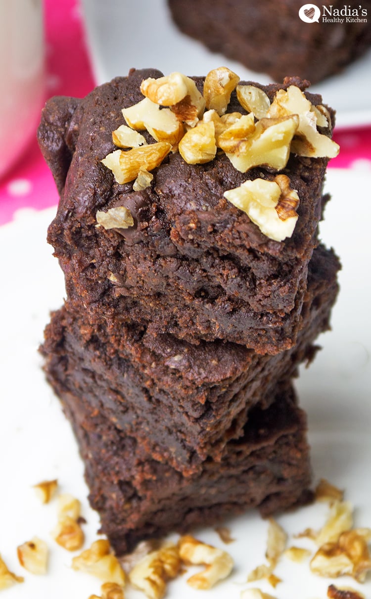 healthy vegan spelt brownies