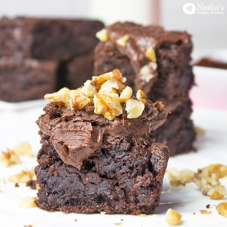 healthy vegan spelt brownies