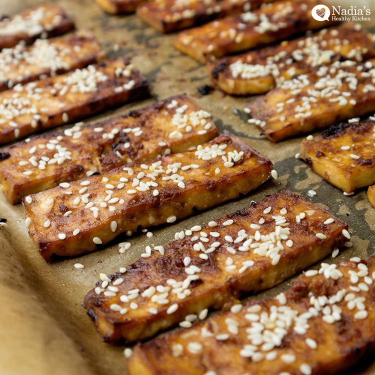 baked-tamari-&-maple-tofu-with-rice-noodles