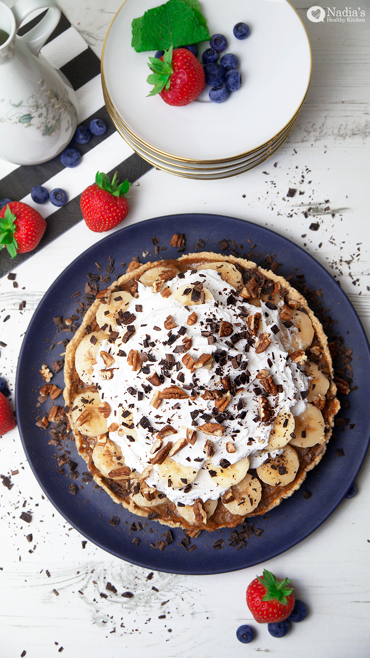 raw banoffee pie