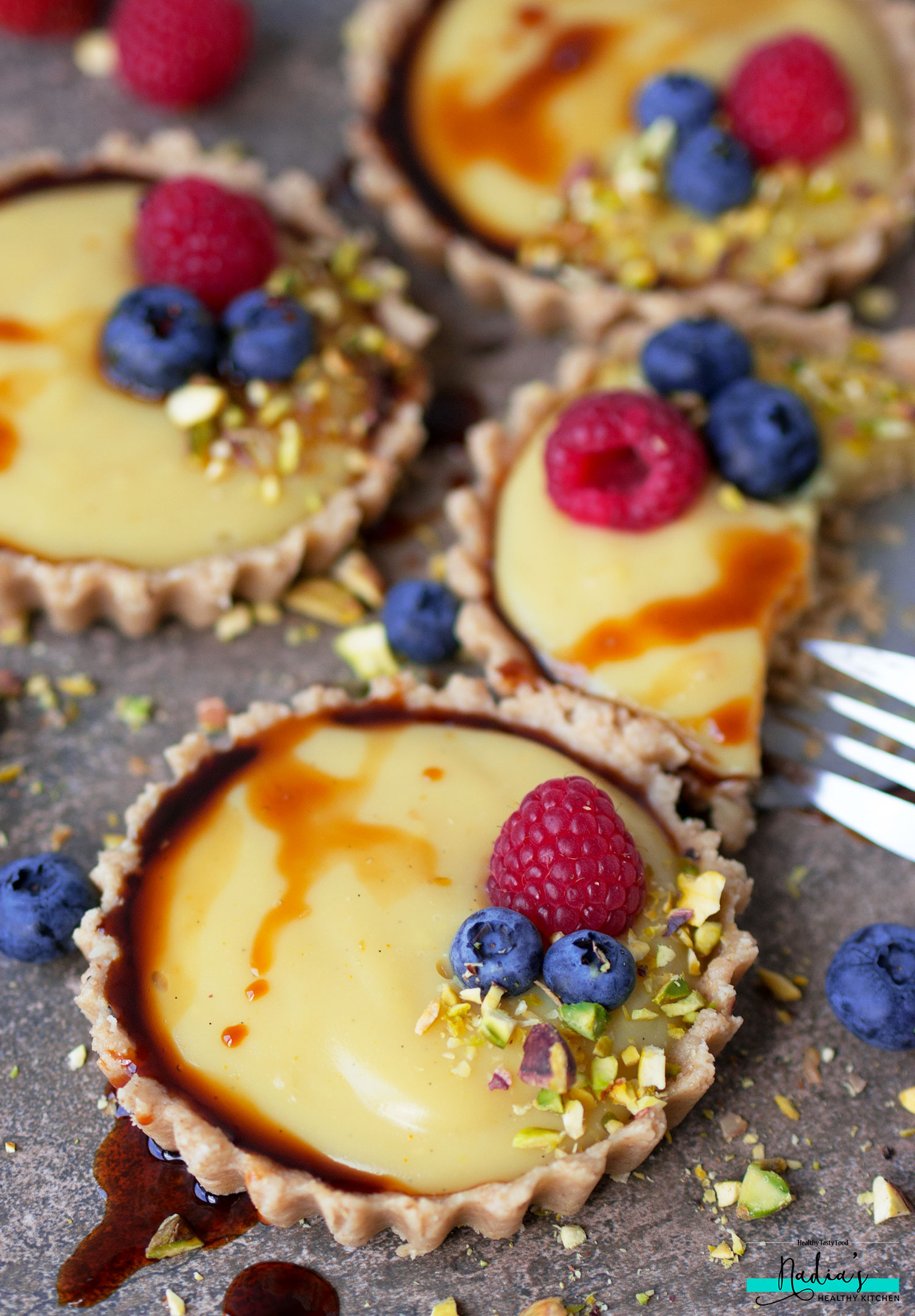 Vegan Custard Tarts Gluten free Nadia s Healthy Kitchen