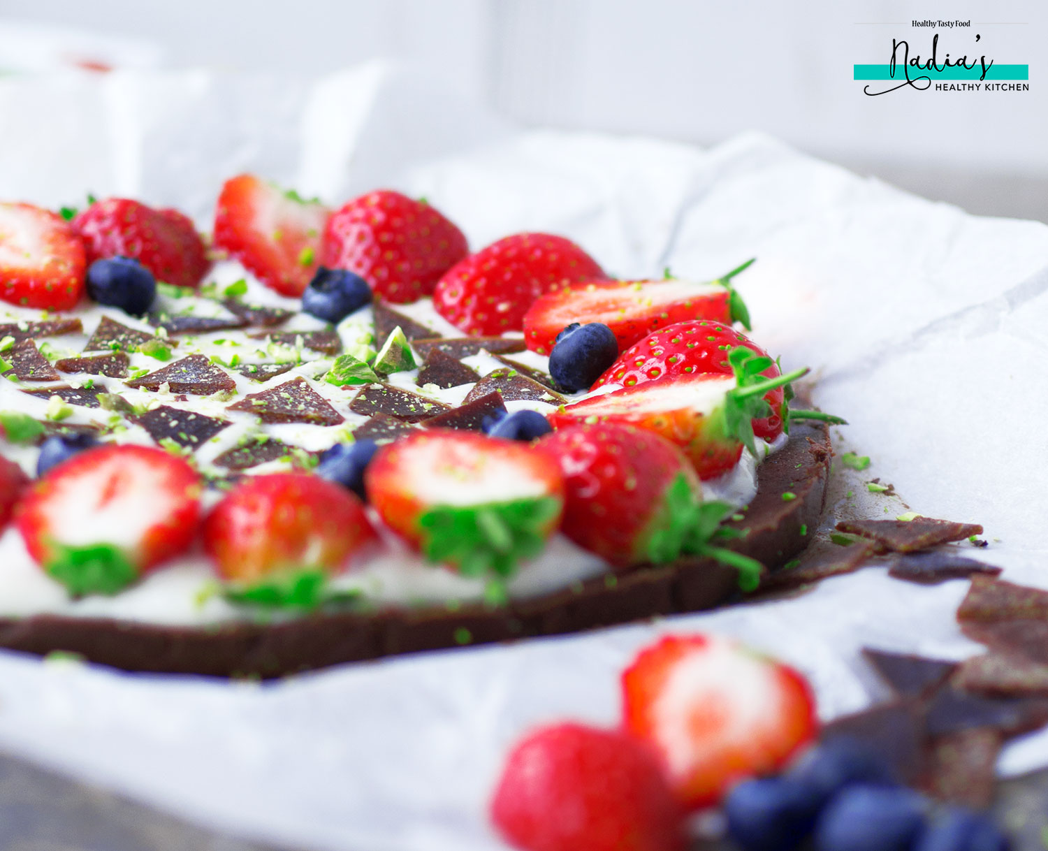 Vegan & Gluten-free Dessert Pizza - UK Health Blog - Nadia ...