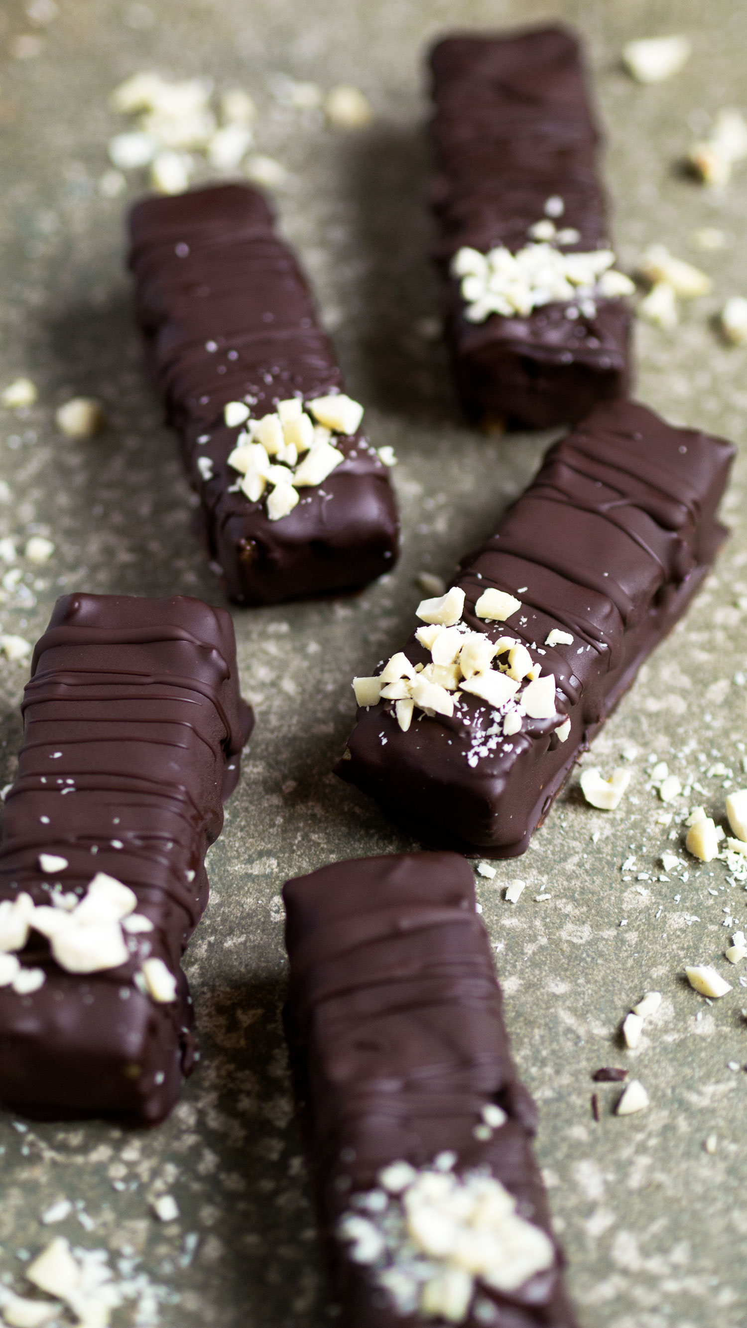 Vegan Protein Snickers - Video - Nadia's Healthy Kitchen