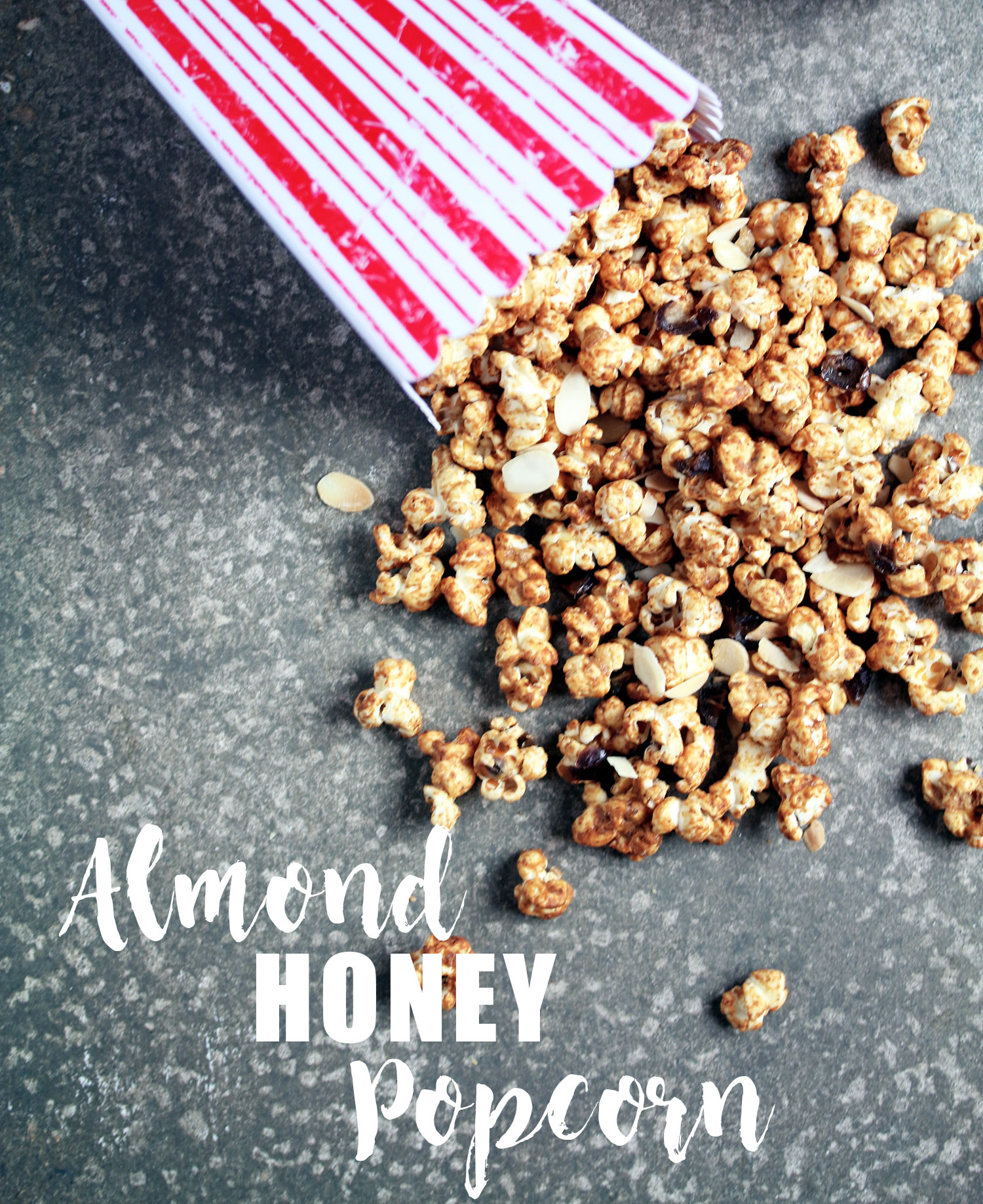 Almond Honey Popcorn