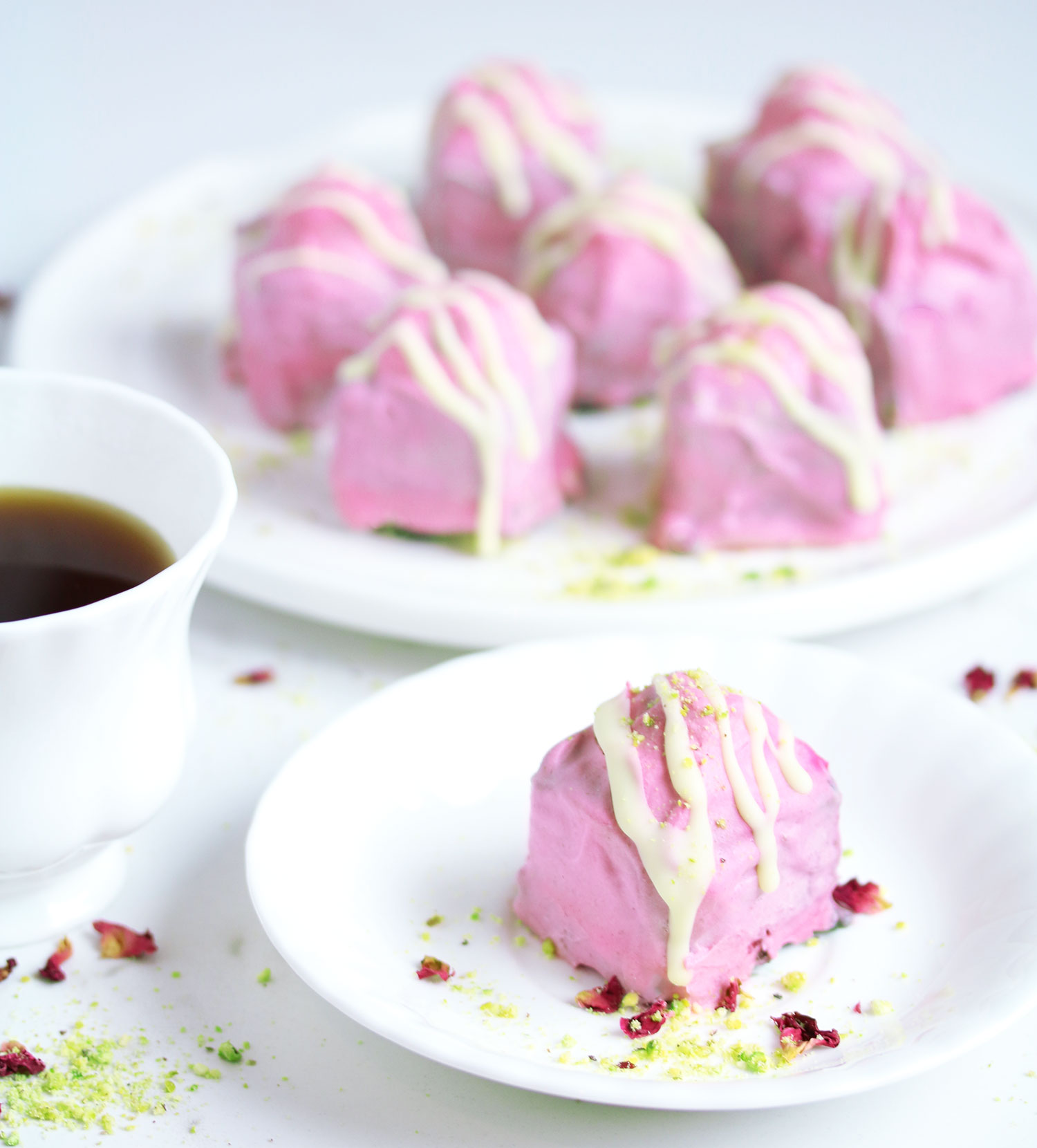 Vegan Gluten-free French Fancies - UK Health Blog - Nadia's Healthy Kitchen