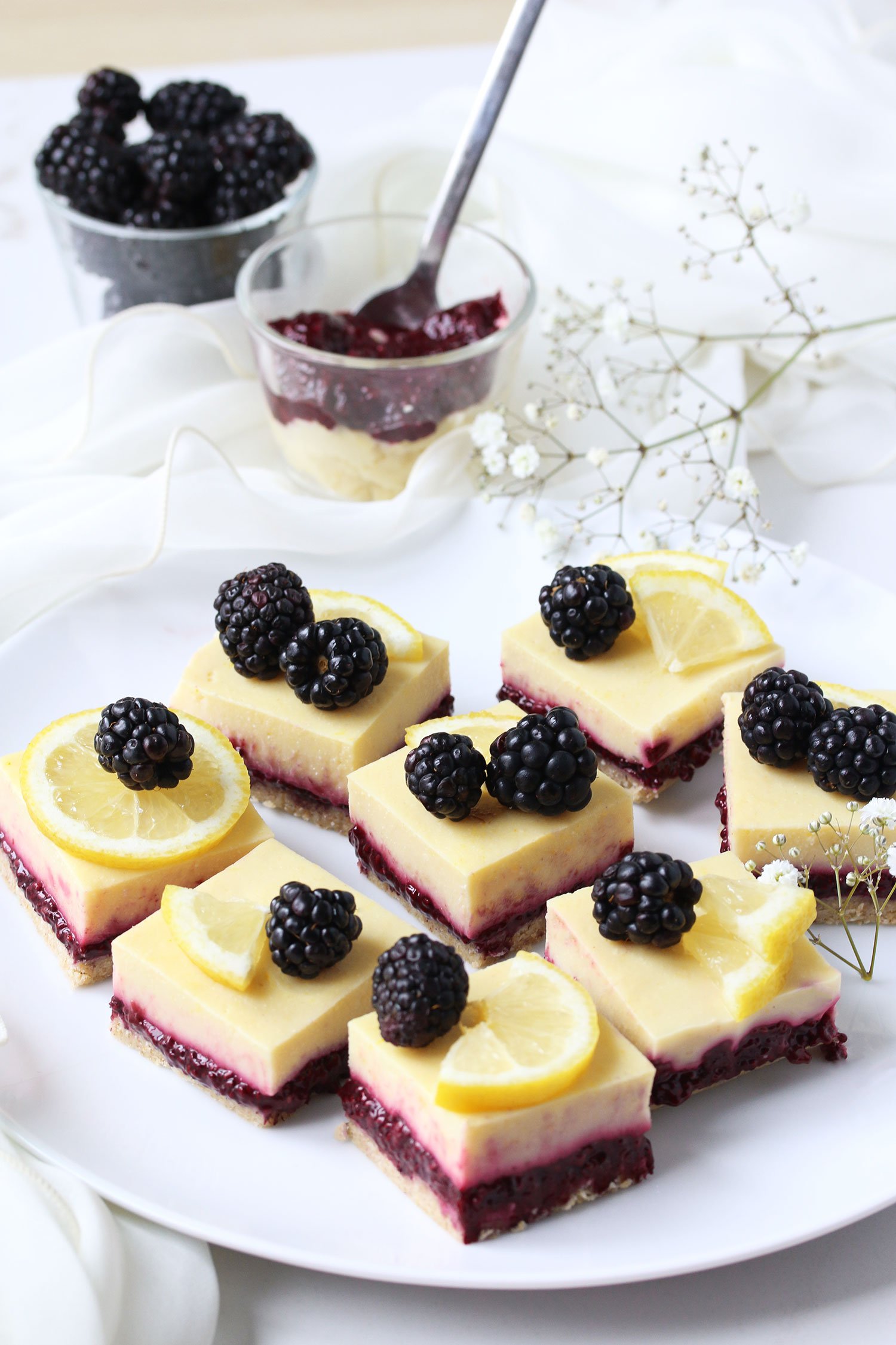 Lemon Blackberry Bars - Vegan & Gluten-free - Nadia's Healthy Kitchen