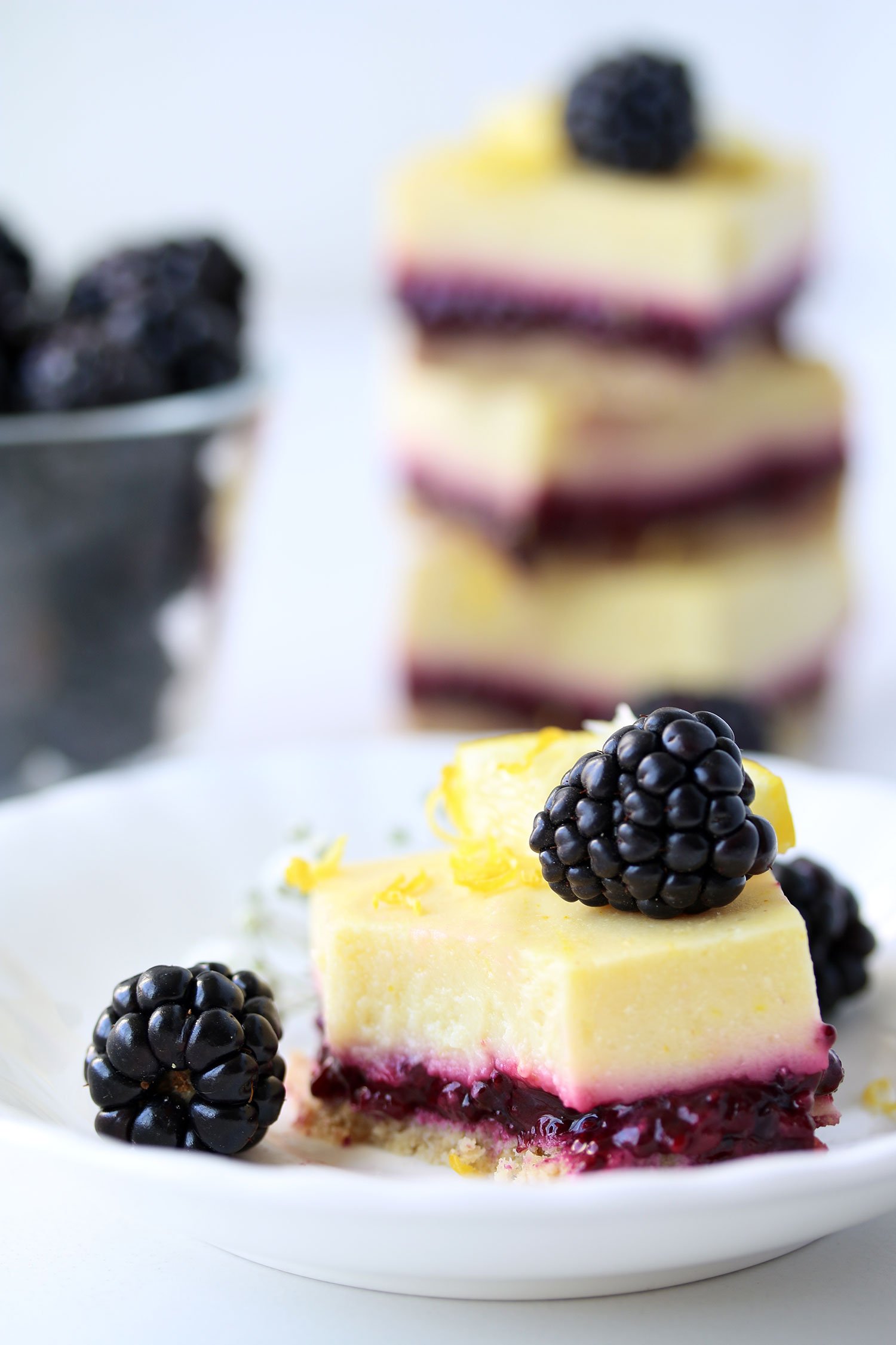 Lemon Blackberry Bars - Vegan & Gluten-free - Nadia's Healthy Kitchen