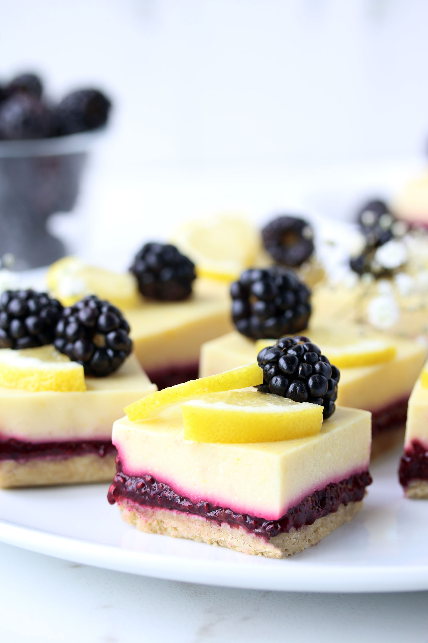Lemon Blackberry Bars - Vegan & Gluten-free - Nadia's Healthy Kitchen