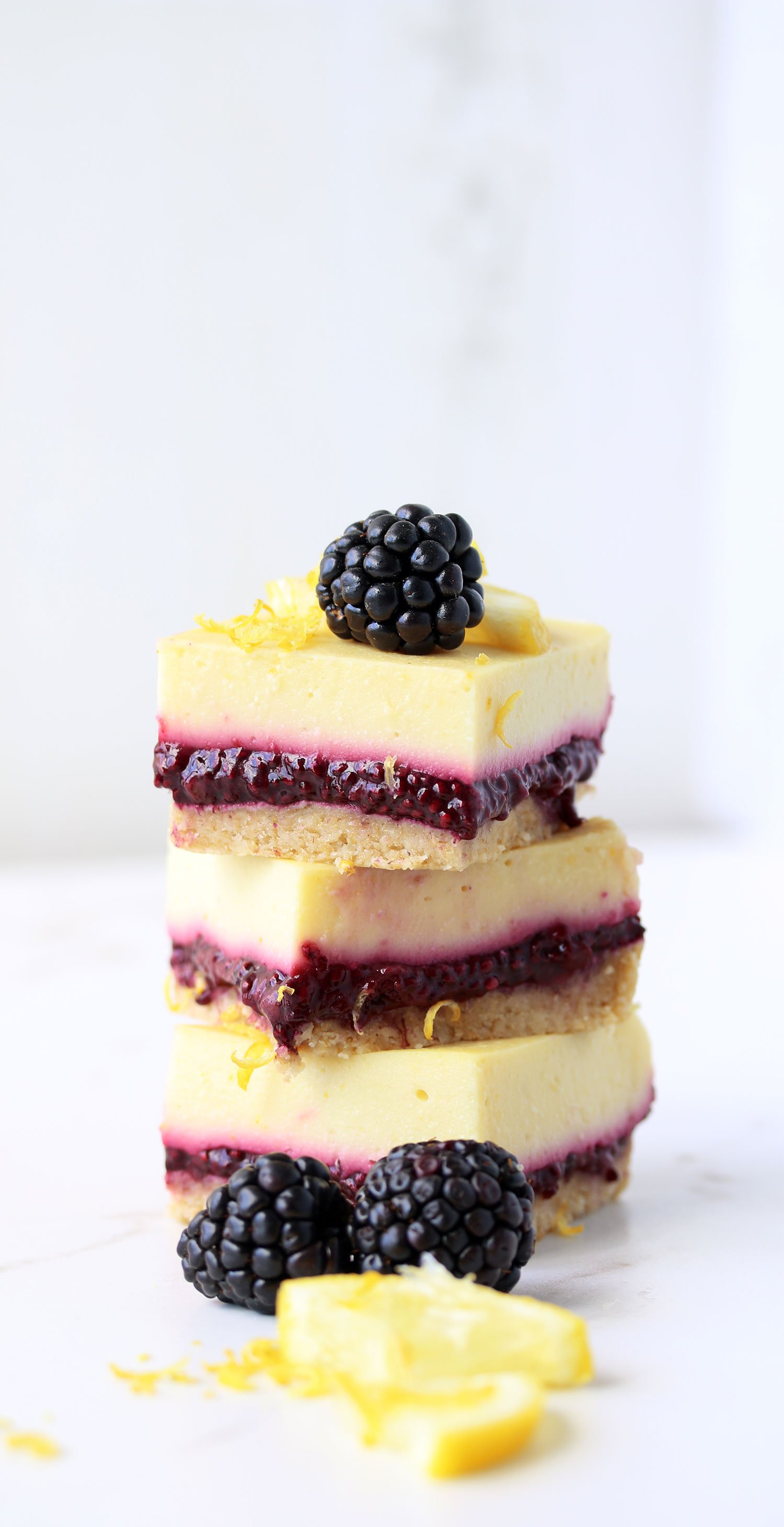 Lemon Blackberry Bars - Vegan & Gluten-free - Nadia's Healthy Kitchen