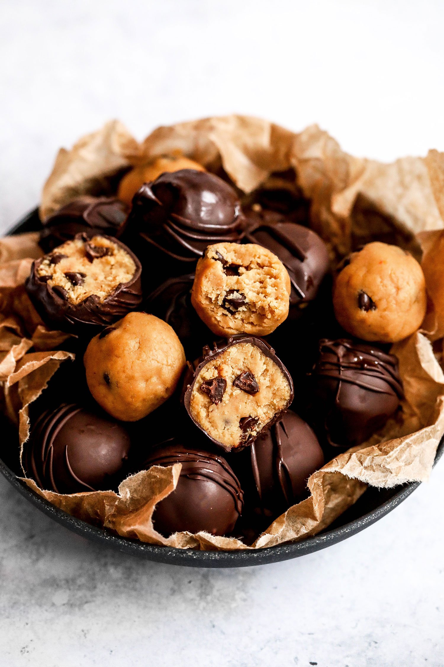 Chickpea Cookie Dough Balls - Nadia's Healthy Kitchen