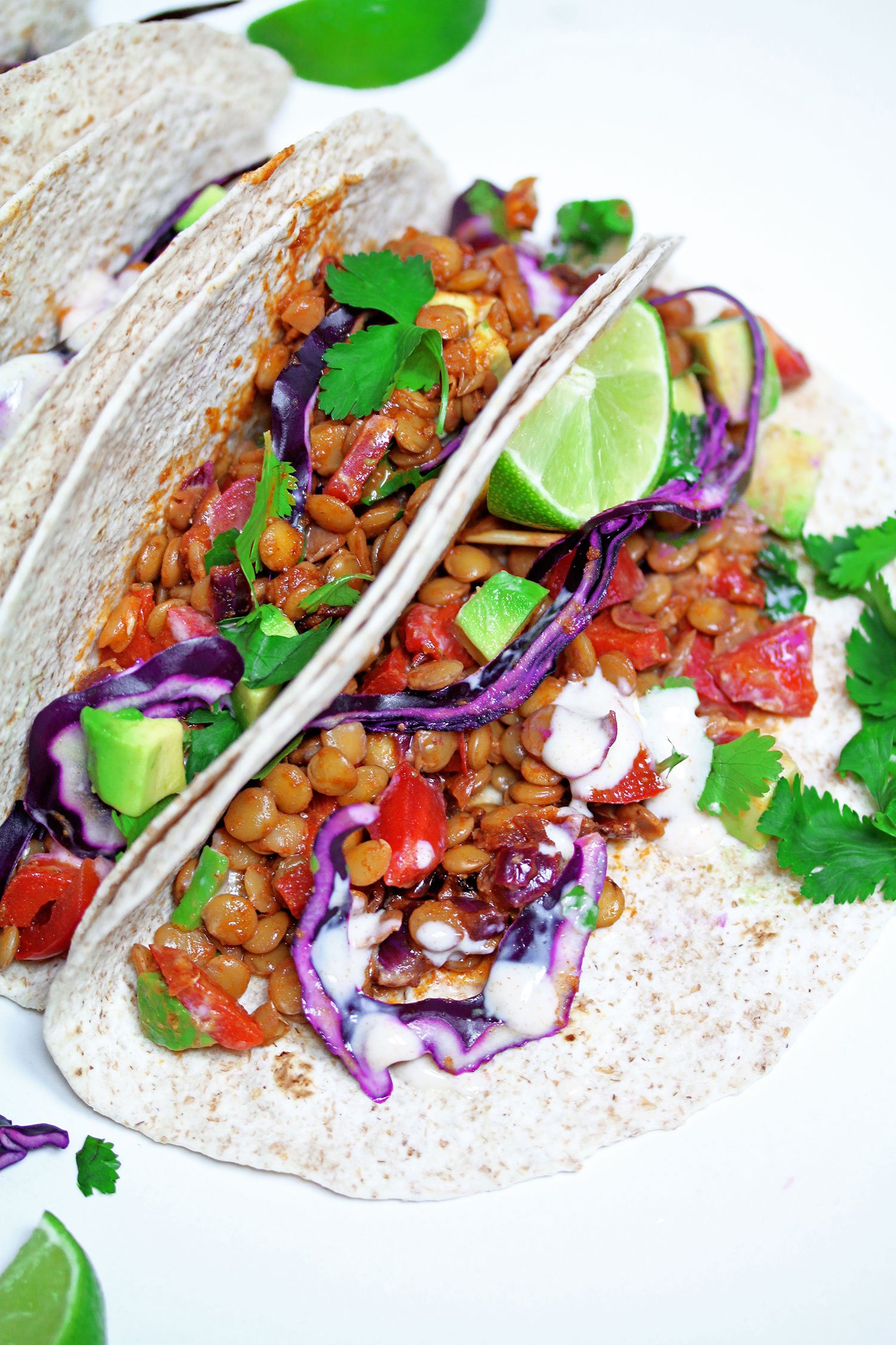Vegan Lentil Tacos - Nadia's Healthy Kitchen