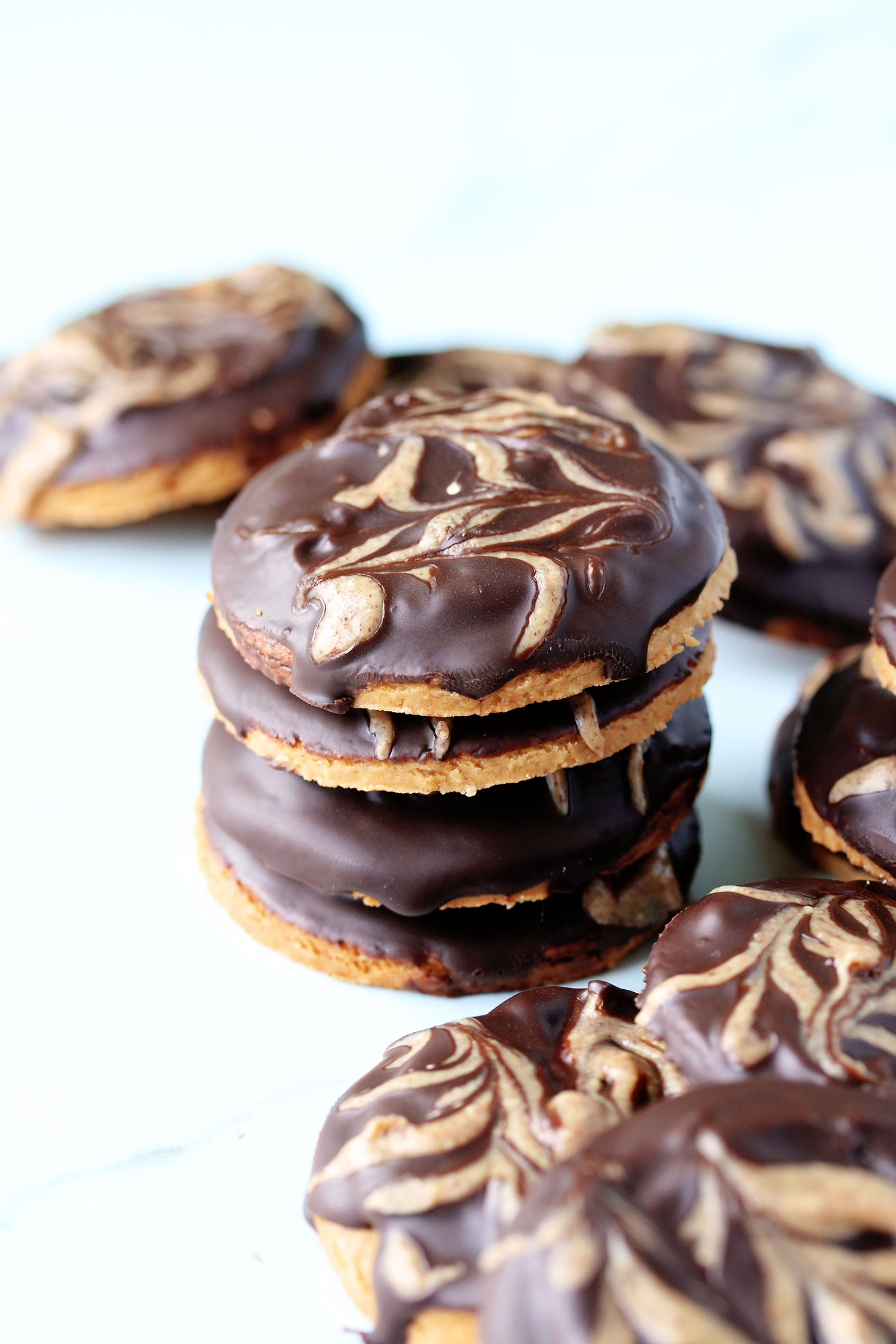 Chocolate Dipped Peanut Butter Cookies Uk Health Blog Nadia S Healthy Kitchen