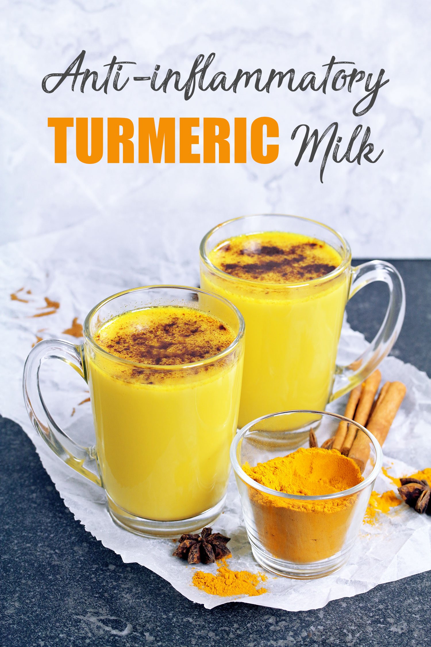 Anti-inflammatory Golden Turmeric Milk - Nadia's Healthy Kitchen