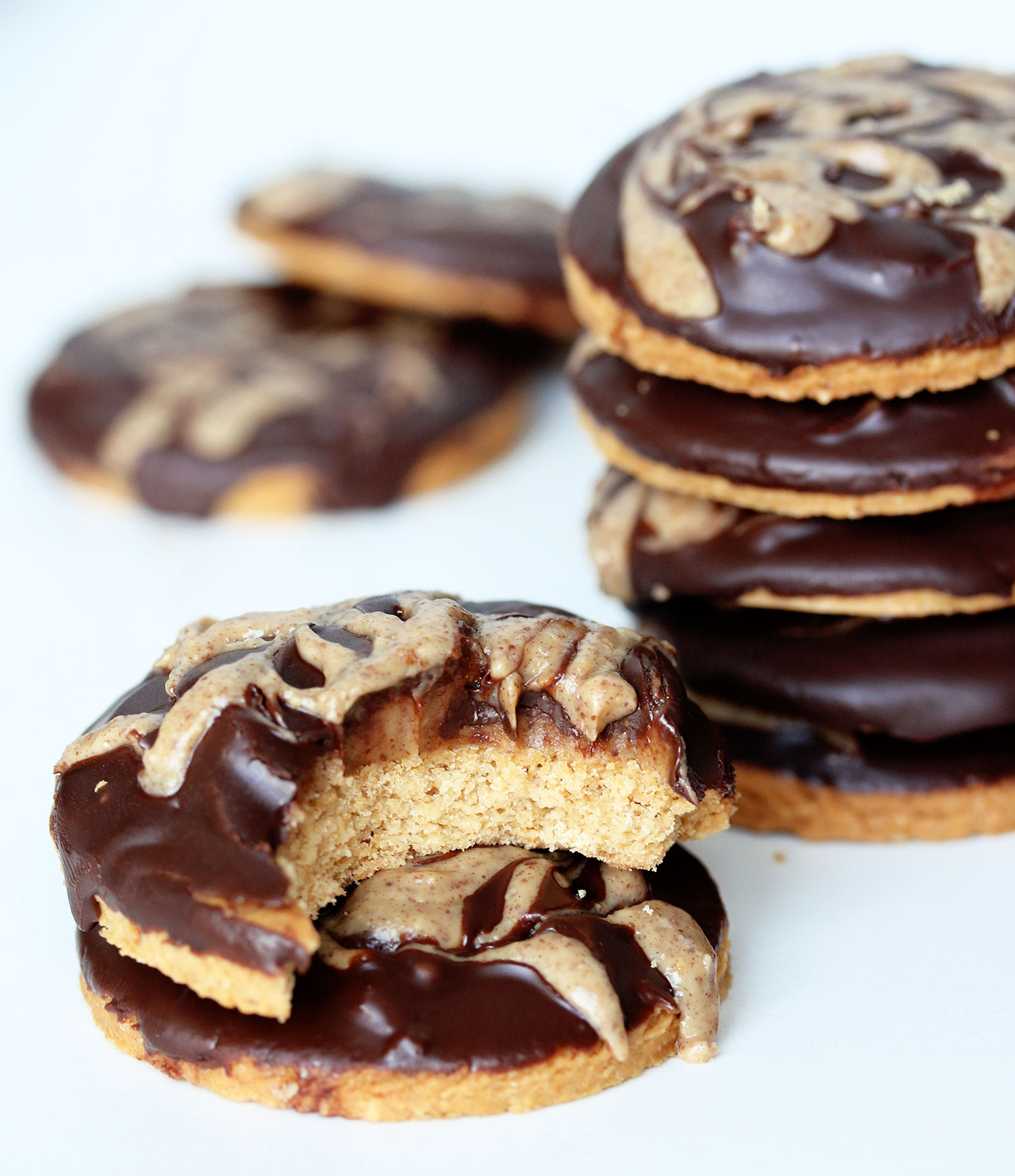 Chocolate Dipped Peanut Butter Cookies Uk Health Blog Nadia S Healthy Kitchen