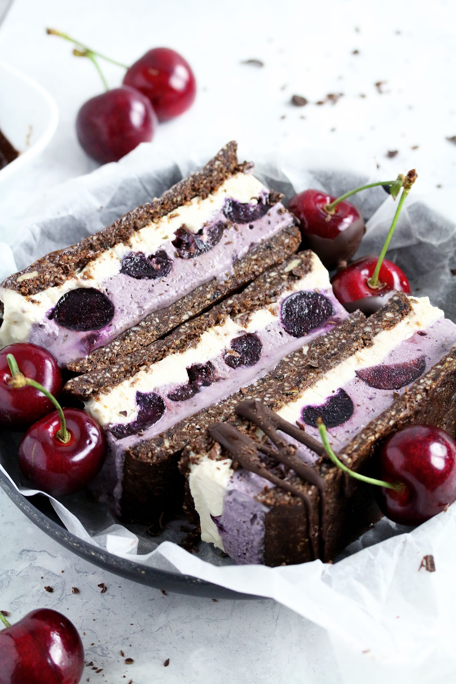 Cherry Chocolate Ice Cream Sandwiches Vegan And Gluten Free Nadia S