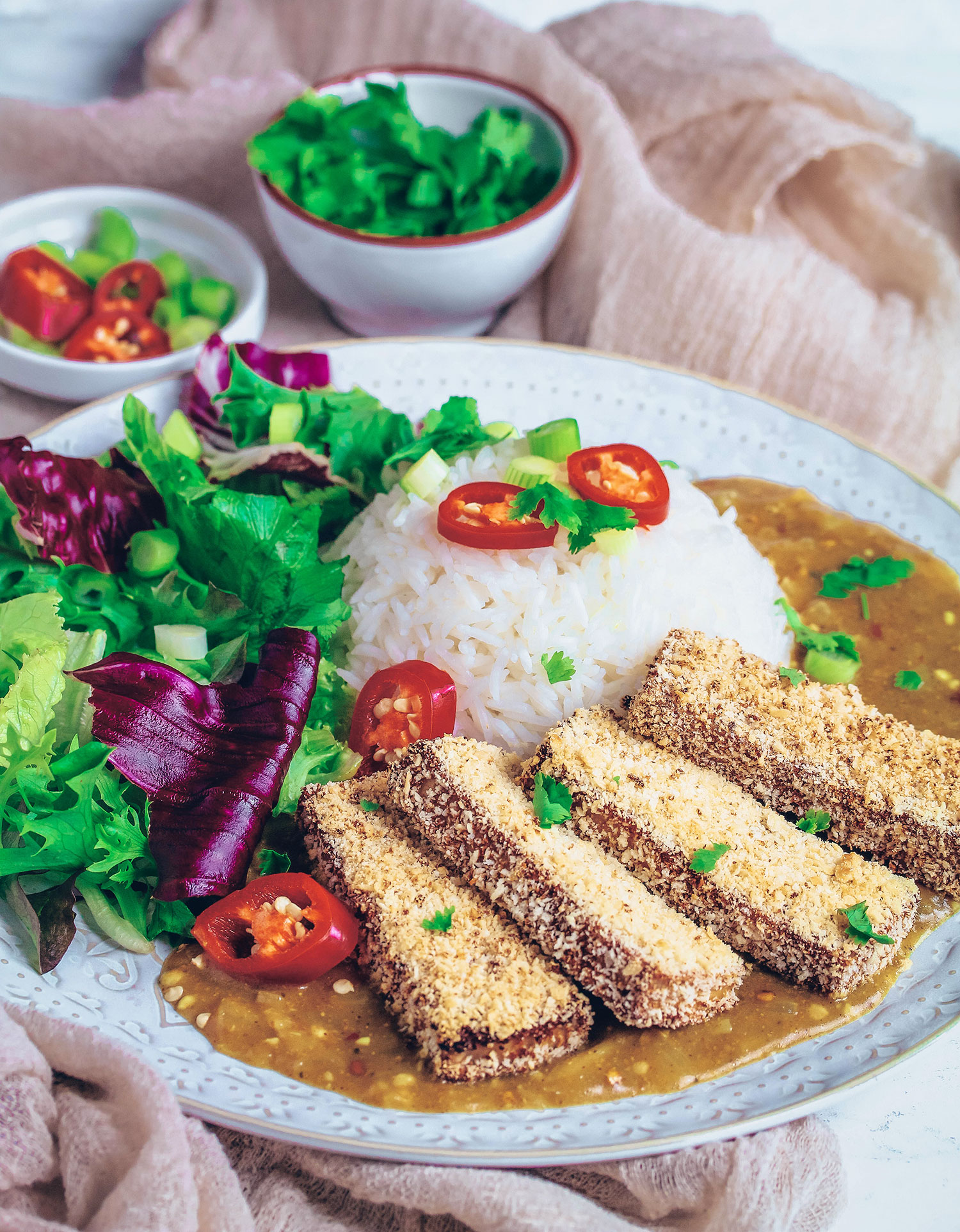 Tofu Katsu Curry (Vegan & Gluten-free) - Nadia's Healthy Kitchen