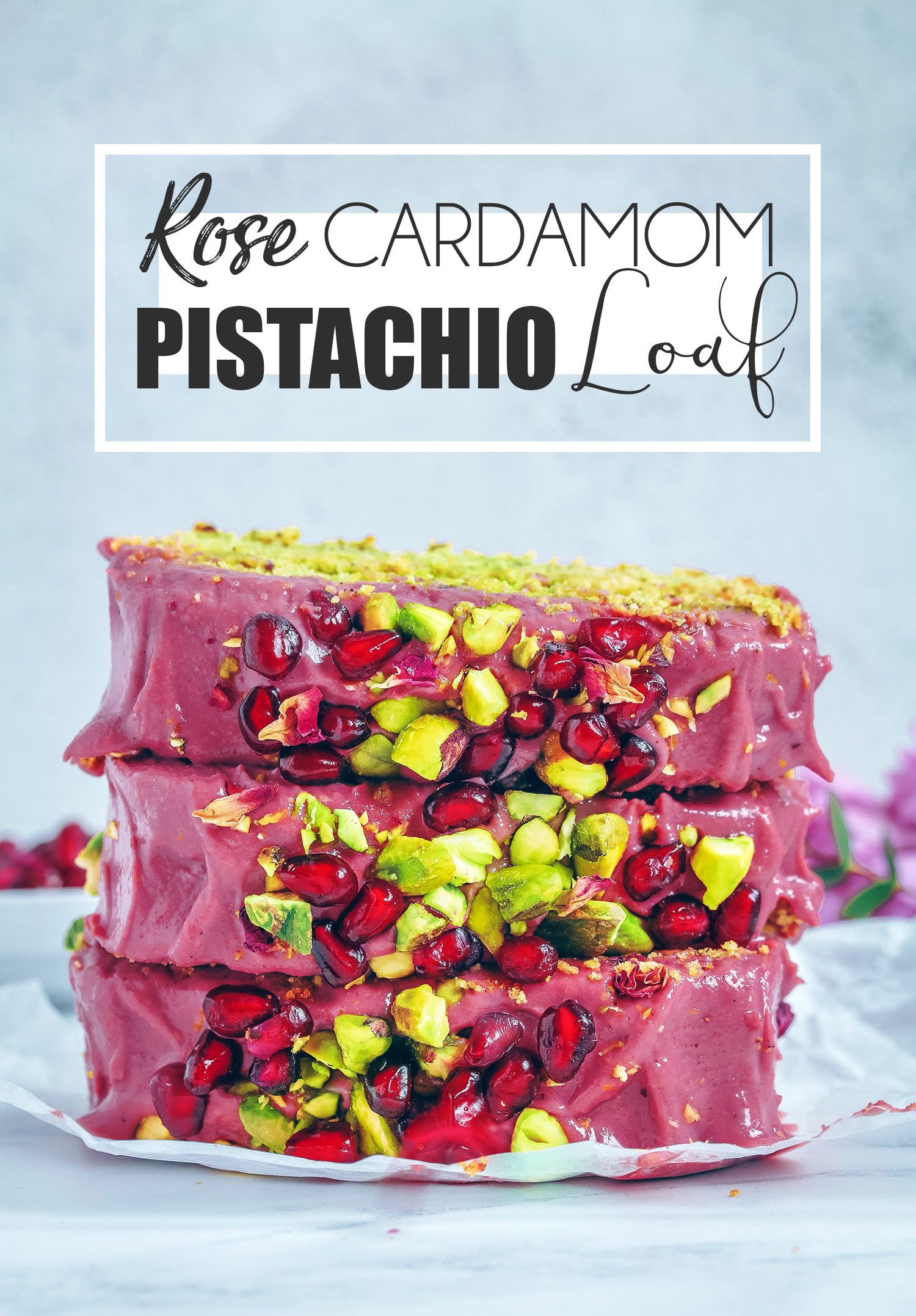 Cardamom Layer Cake With Rose Cream and Pistachios [Vegan] - One Green  Planet