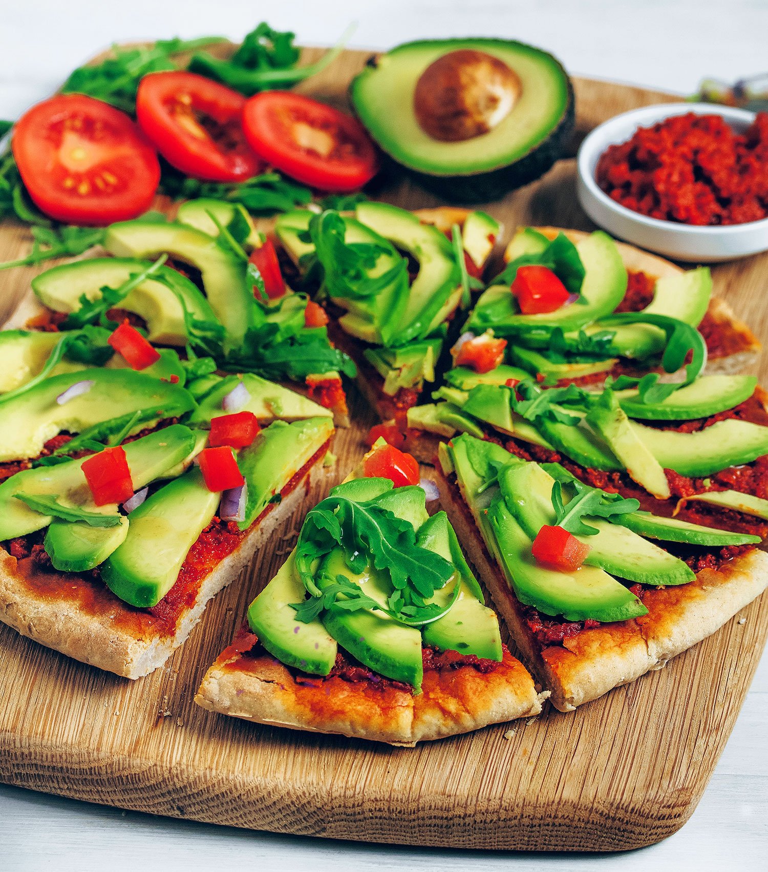 Speedy Avocado Pizza Vegan Gluten Free Uk Health Blog Nadia S Healthy Kitchen