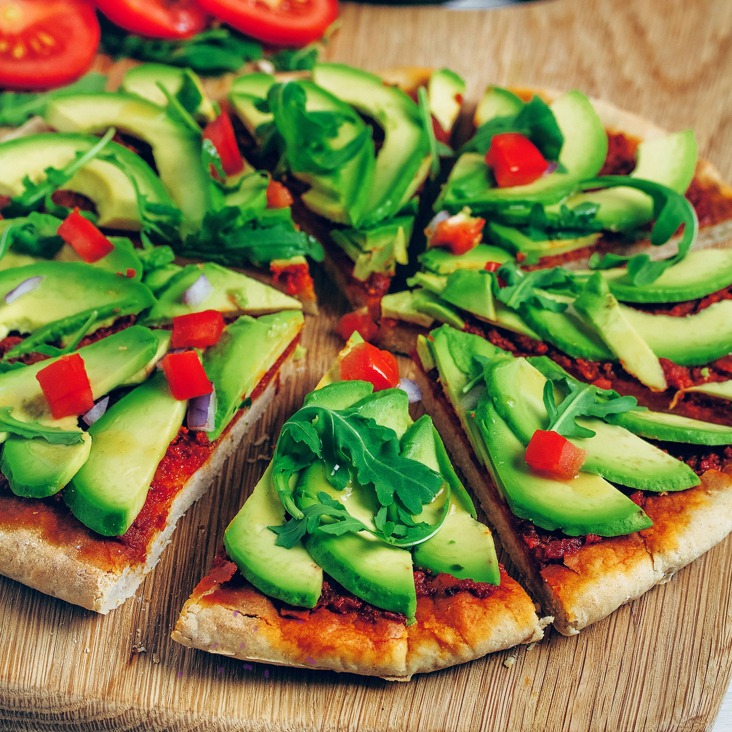 Speedy Avocado Pizza (Vegan & Gluten-free) - Nadia's Healthy Kitchen