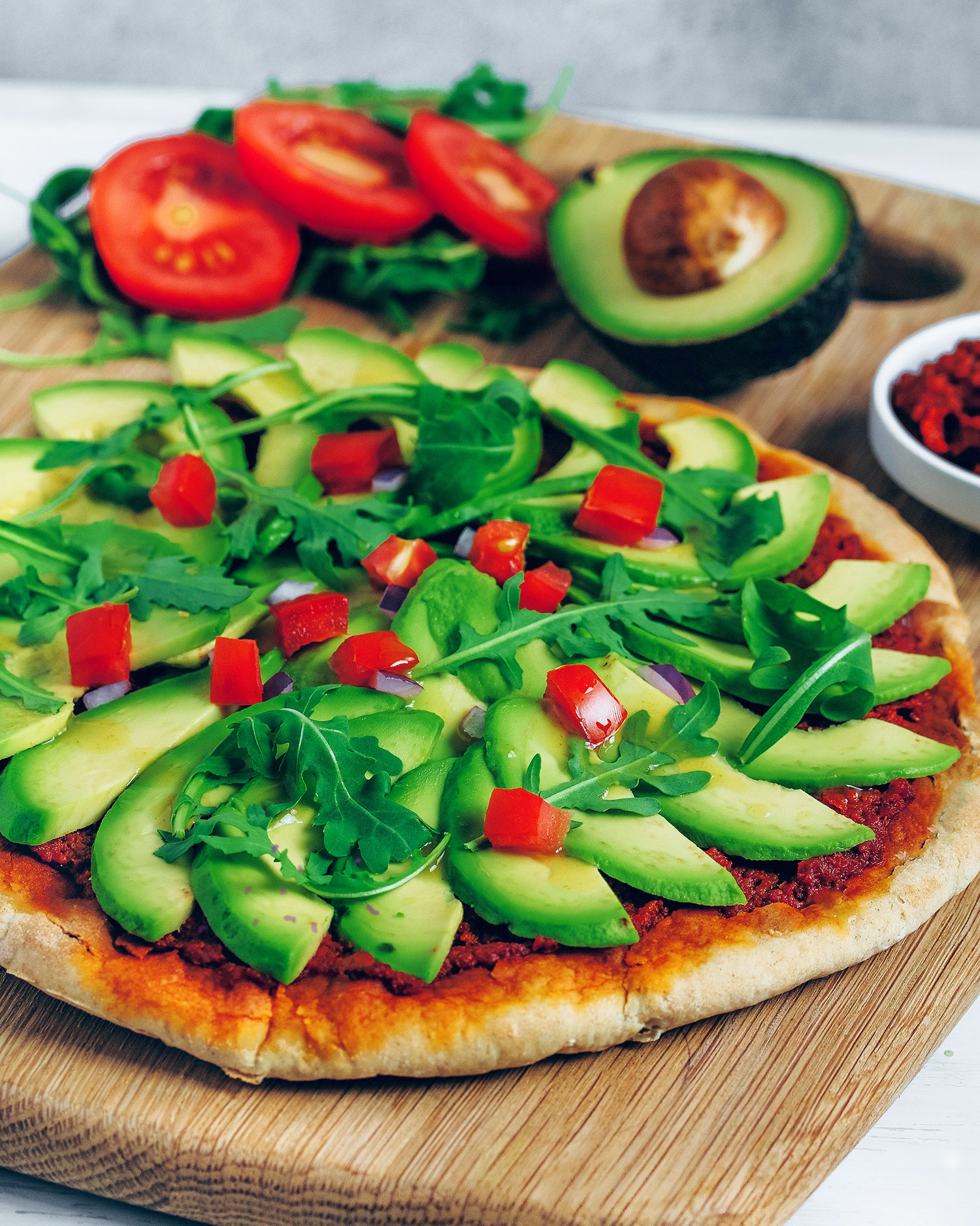 Speedy Avocado Pizza (Vegan & Gluten-free) - Nadia's Healthy Kitchen