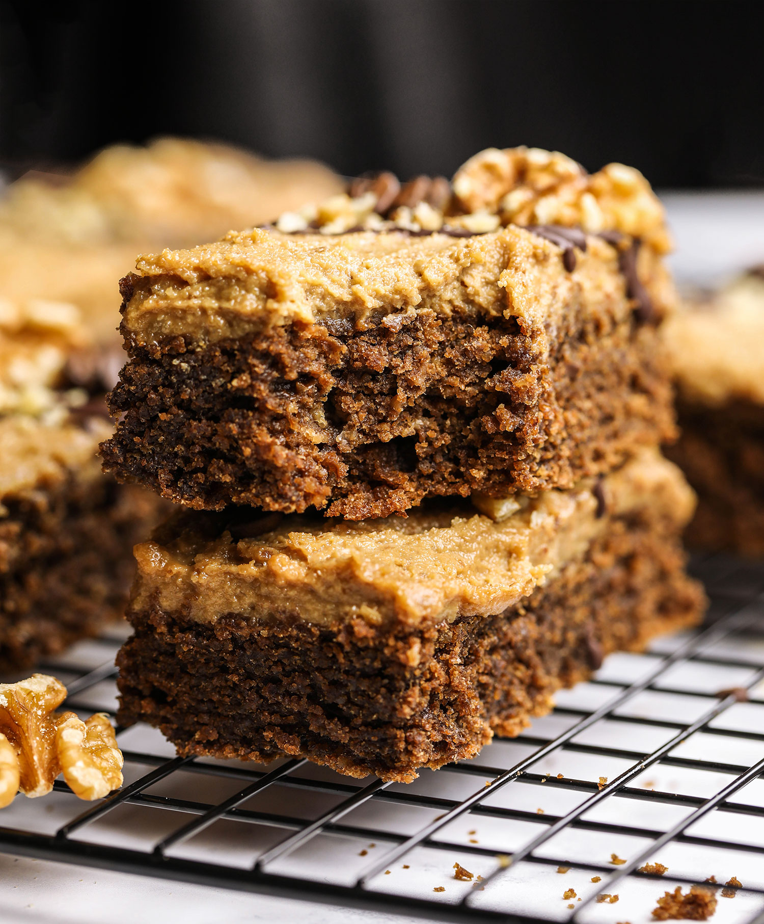 Easy Coffee And Walnut Cake With Cardamom - Larder Love