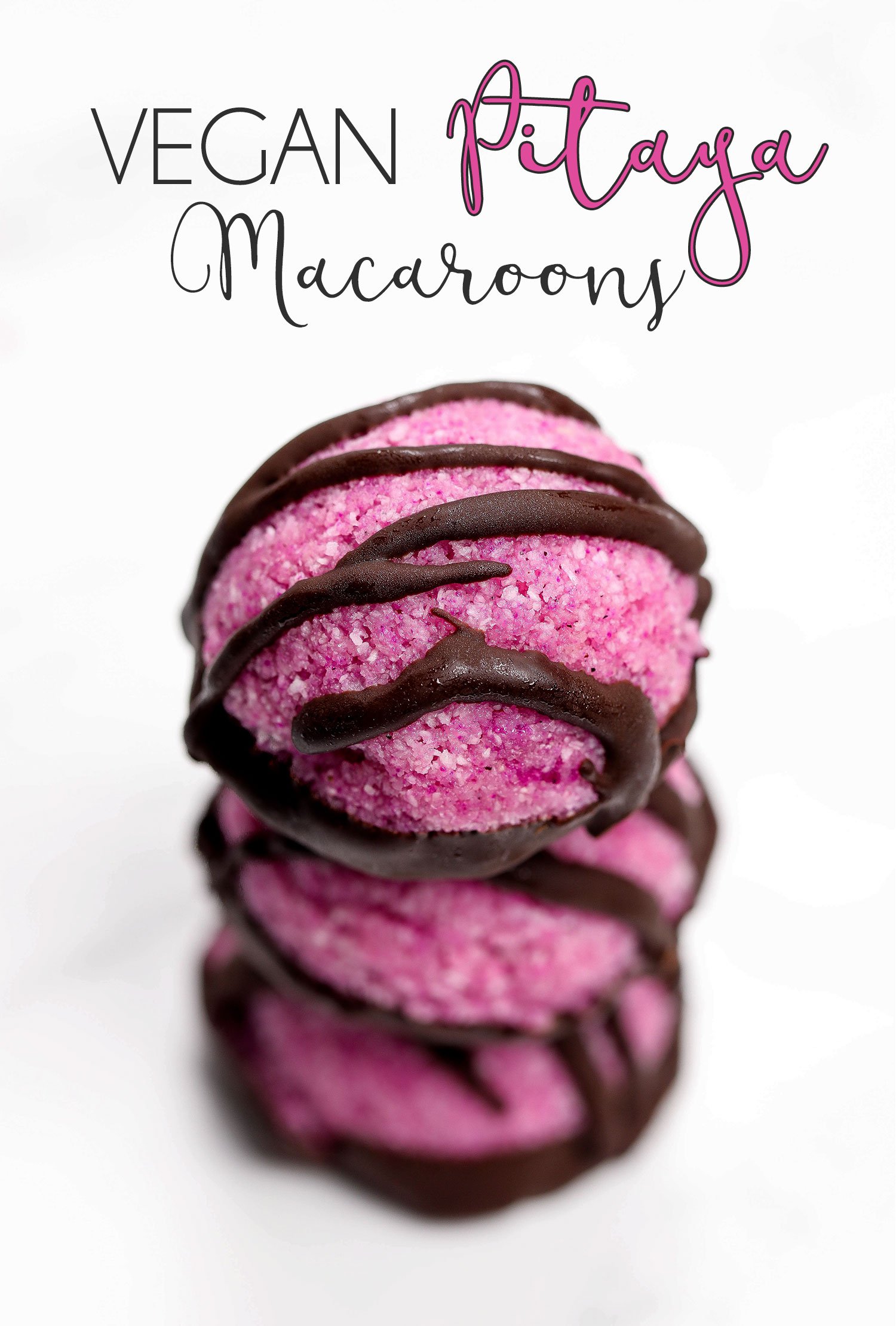 pink pitaya coconut macaroons vegan gluten-free - uk health blog - nadias healthy kitchen on vegan macaroon recipe uk