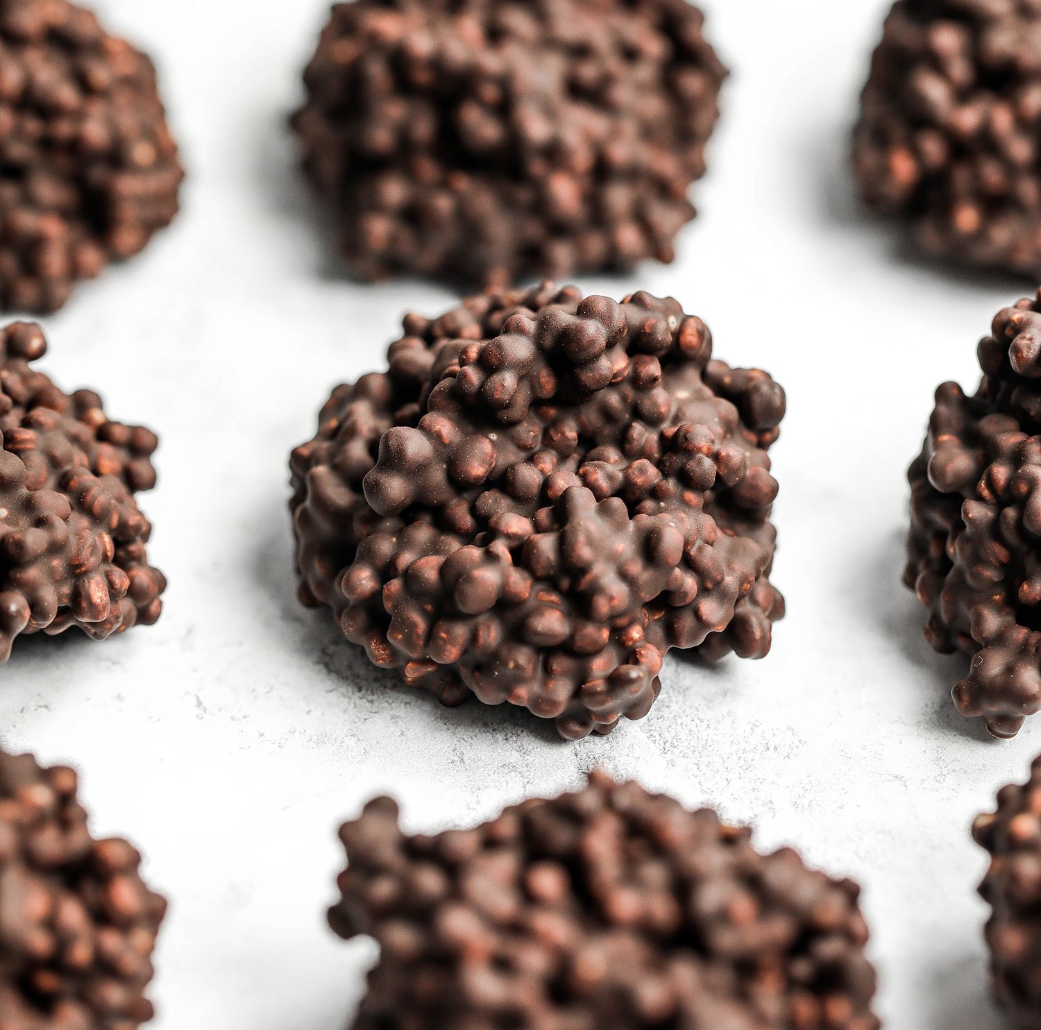 2-ingredient Chocolate Quinoa Crunch Bites - Nadia's Healthy Kitchen