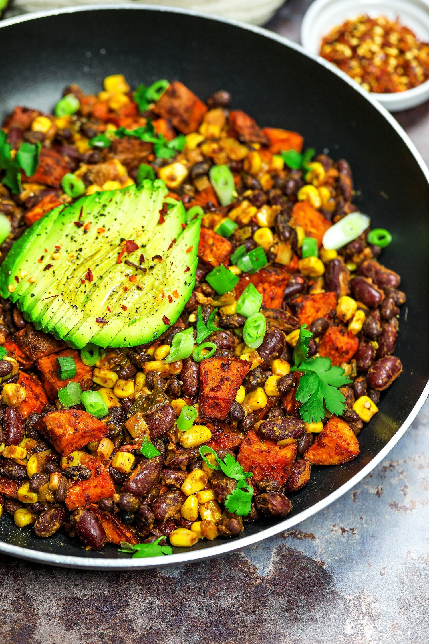 Mexican Bean and Sweet Potato Hash - Nadia's Healthy Kitchen