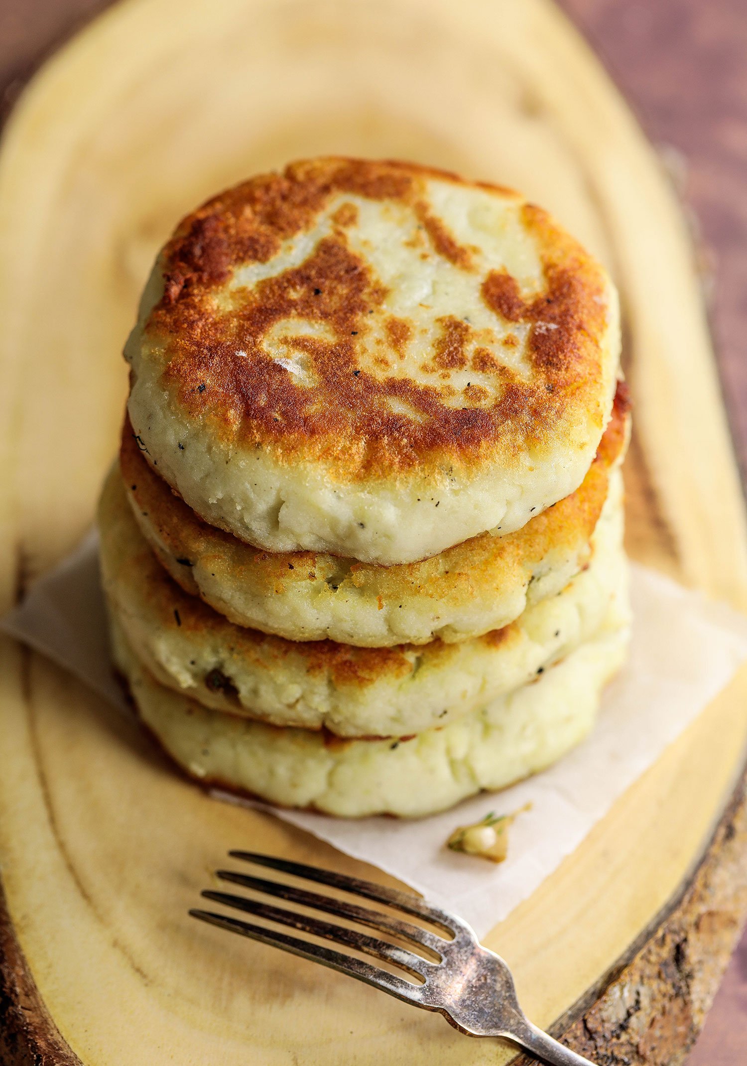 Mushroom Stuffed Potato Cakes - Nadia's Healthy Kitchen