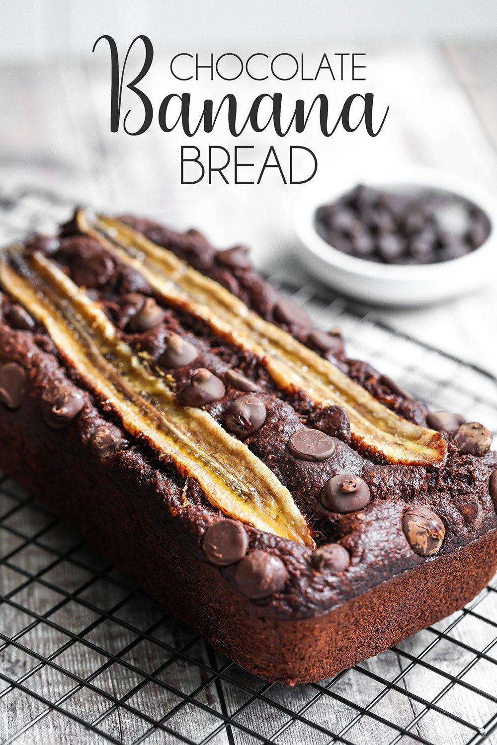 Vegan Chocolate Banana Bread