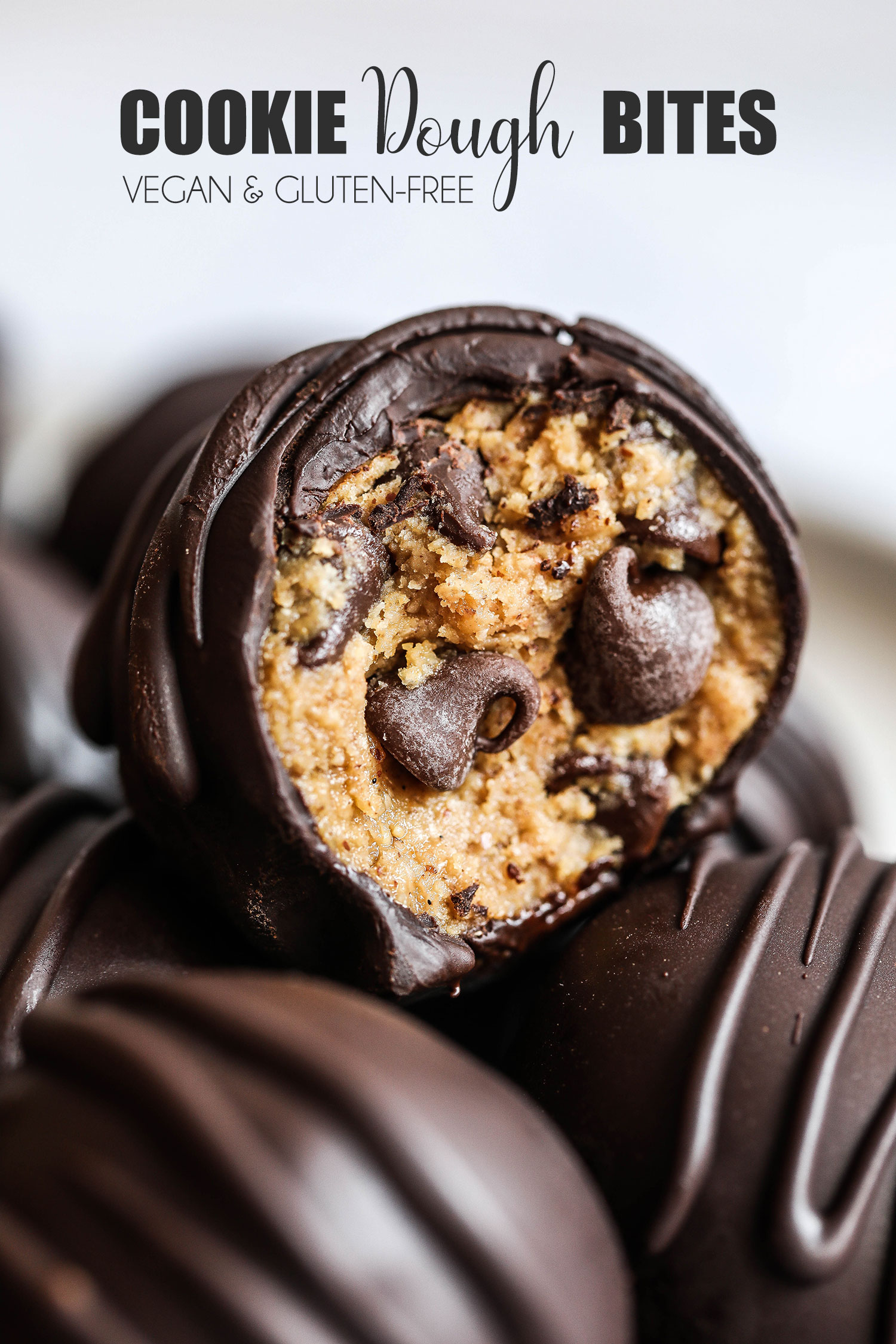 Vegan And Gluten Free Cookie Dough Bites Nadias Healthy Kitchen