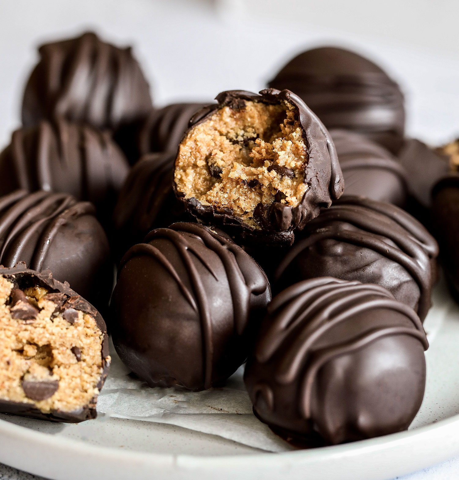 Vegan & Glutenfree Cookie Dough Bites Nadia's Healthy Kitchen