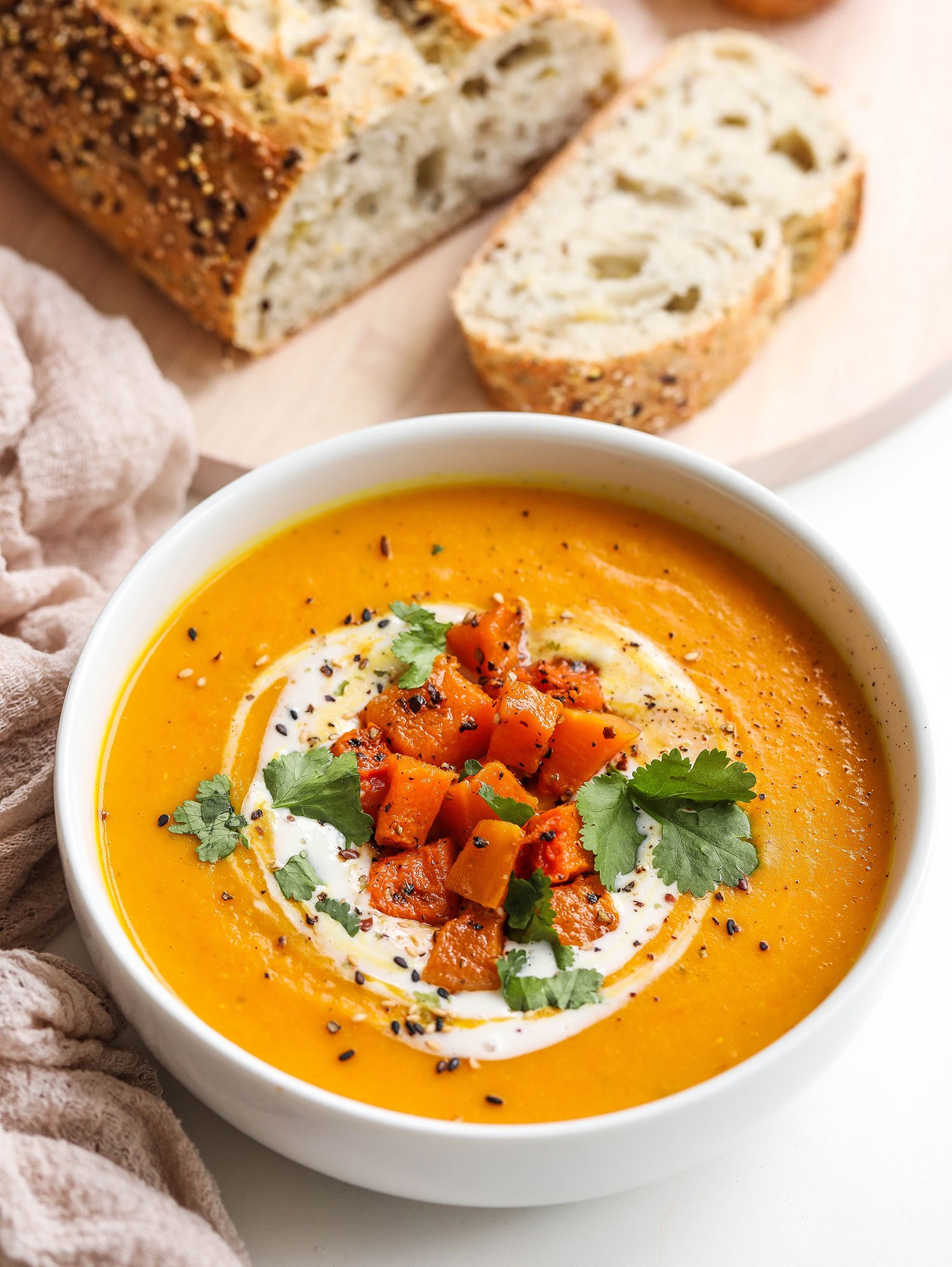 Turmeric Butternut Blender Soup • Joyous Health