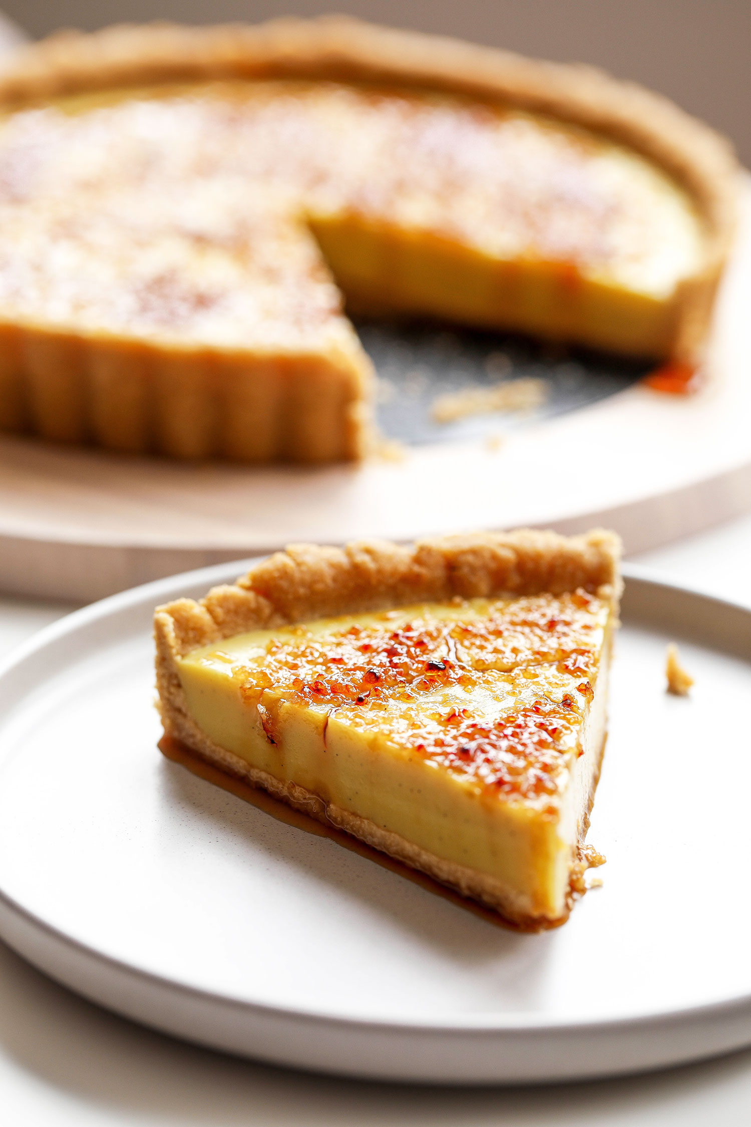 Vegan Crème Brûlée Tart - Nadia&amp;#39;s Healthy Kitchen