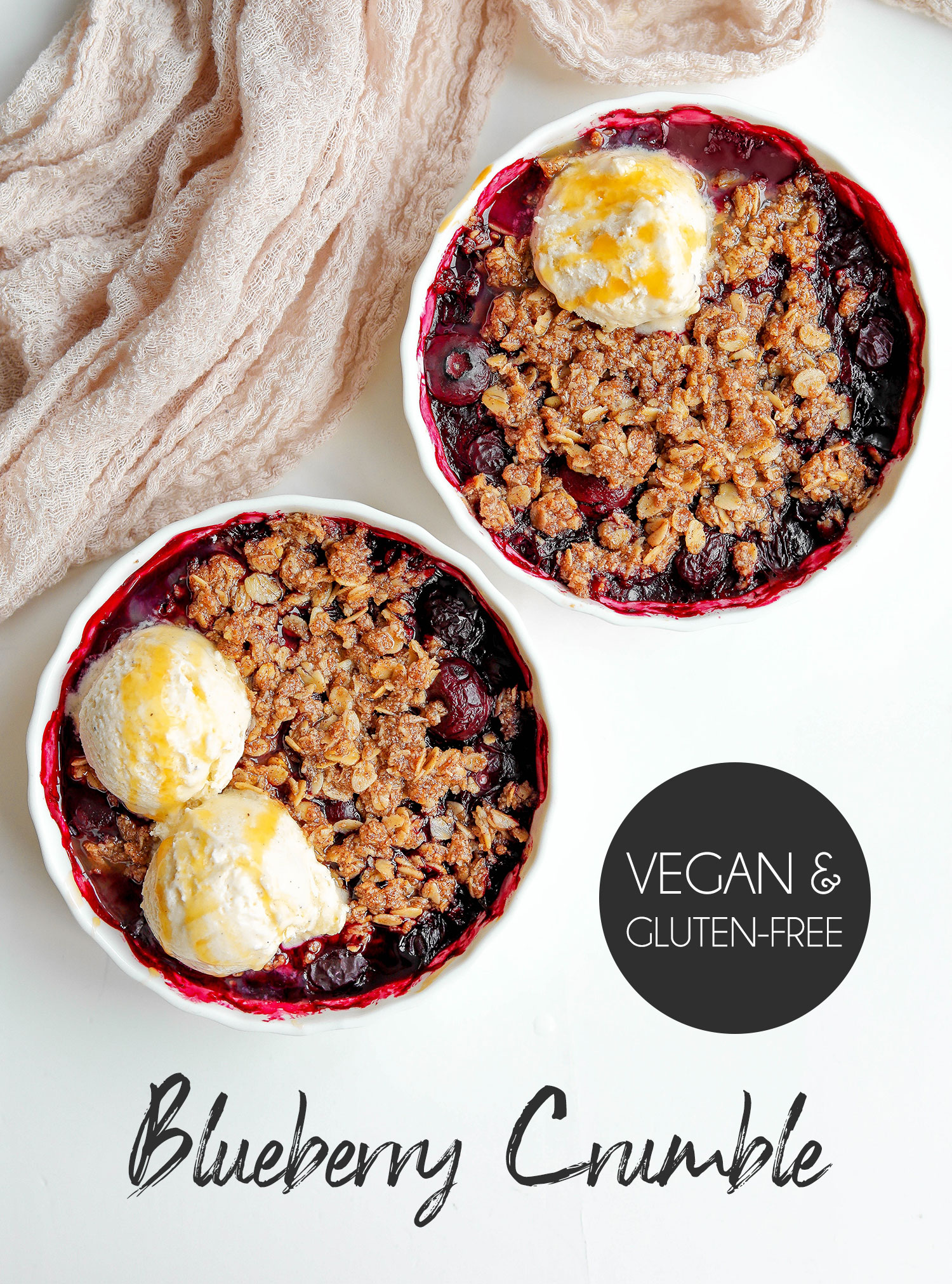 Vegan Gluten-free Blueberry Crumble Vegan Gluten-free Blueberry Crumble
