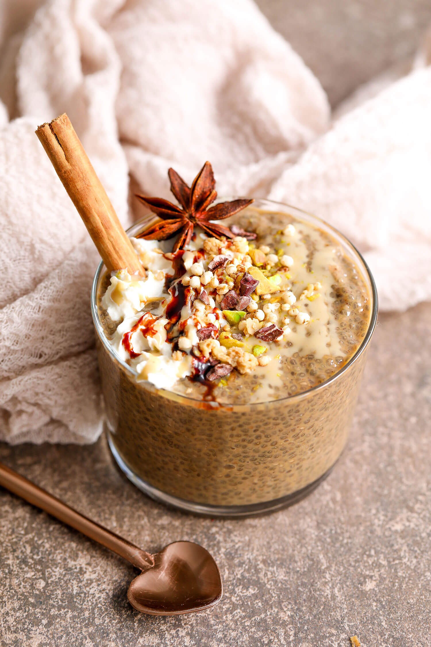 Golden Milk Latte Chia Pudding, Recipe