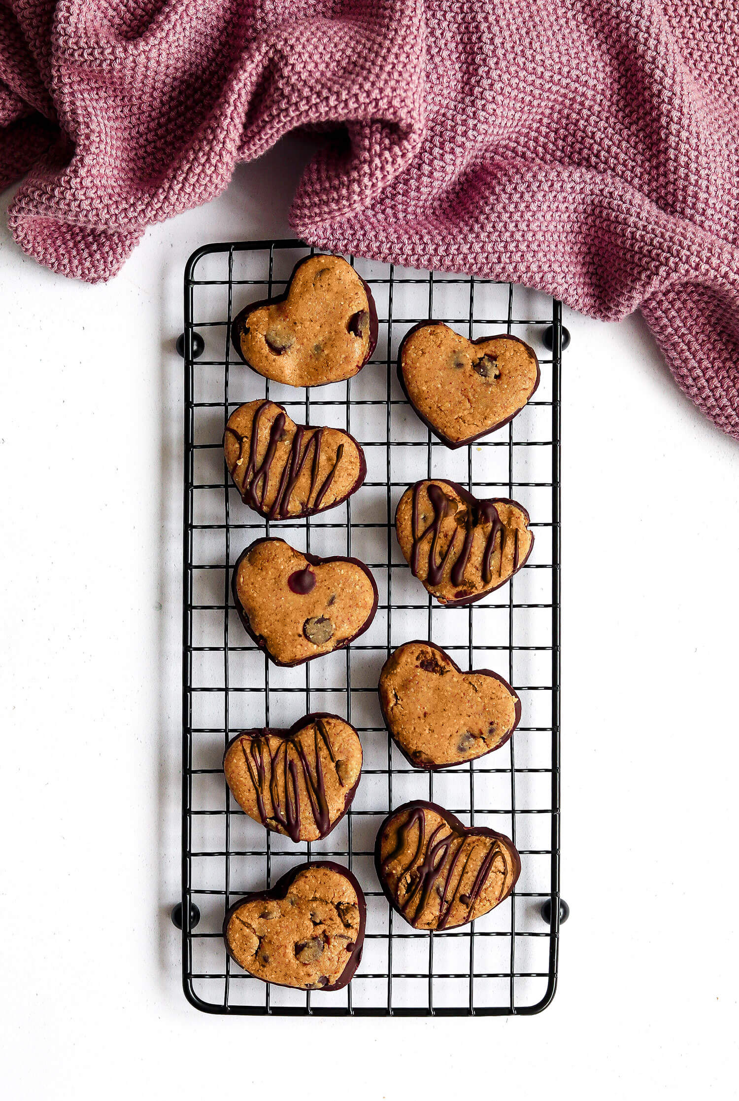 chocolate vanilla cookies in LV-monogram shapes – nadia lo